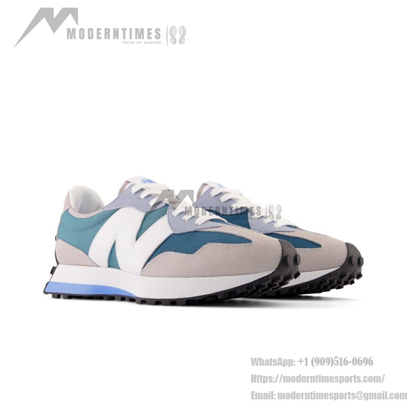 New Balance 327 MS327ST グレー グリーン レトロランニングシューズ New Balance 327 MS327ST グレー グリーン レトロランニングシューズ