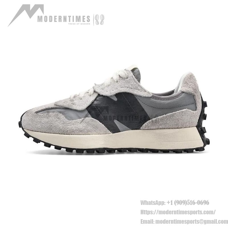 New Balance 327 MS327WCA グレー ホワイト ブラック レトロランニングシューズ New Balance 327 MS327WCA グレー ホワイト ブラック レトロランニングシューズ