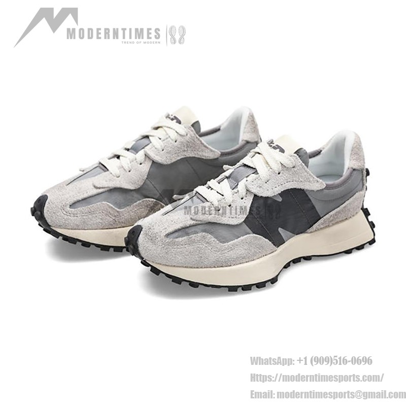 New Balance 327 MS327WCA グレー ホワイト ブラック レトロランニングシューズ New Balance 327 MS327WCA グレー ホワイト ブラック レトロランニングシューズ