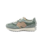 New Balance 327 MS327WPA ジュニパーグリーン ベージュ レトロランニングシューズ New Balance 327 MS327WPA ジュニパーグリーン ベージュ レトロランニングシューズ