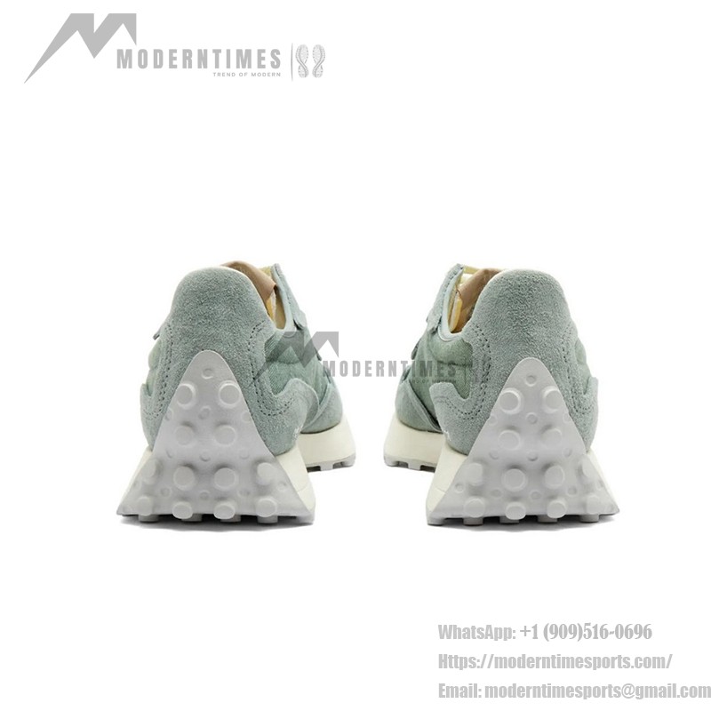 New Balance 327 MS327WPA ジュニパーグリーン ベージュ レトロランニングシューズ New Balance 327 MS327WPA ジュニパーグリーン ベージュ レトロランニングシューズ