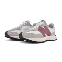 New Balance 327 Light Grey Rose WS327CD レトロ スニーカー | ユニセックス カジュアル ランニングシューズ