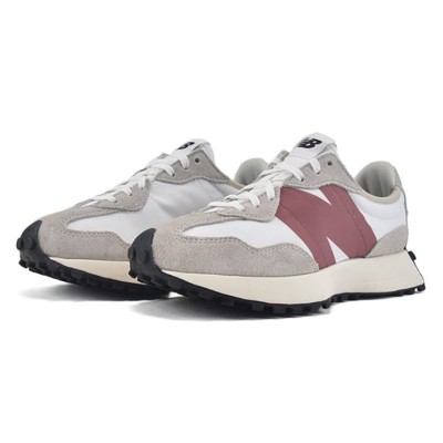 New Balance 327 Light Grey Rose WS327CD レトロ スニーカー | ユニセックス カジュアル ランニングシューズ