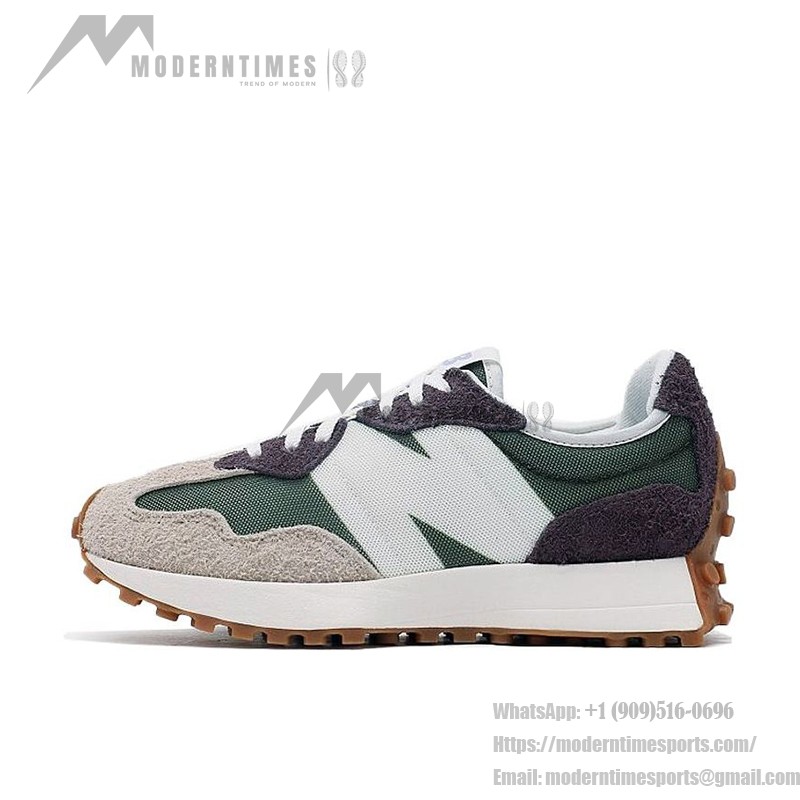 New Balance 327 Oak Leaf Green WS327COB0 レトロ スニーカー New Balance 327 Oak Leaf Green WS327COB0 Retro Sneakers メンズ・レディース用