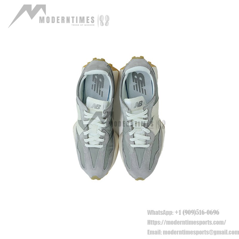 New Balance 327 Overcast Rain Cloud MS327KA1 レトロ スニーカー New Balance 327 Overcast Rain Cloud MS327KA1 Retro Sneakers メンズ・レディース用