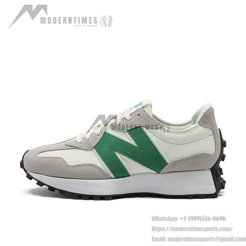 New Balance 327 Rain Cloud Varsity Green MS327LG レトロ スニーカー New Balance 327 Rain Cloud Varsity Green MS327LG Retro Sneakers メンズ・レディース用