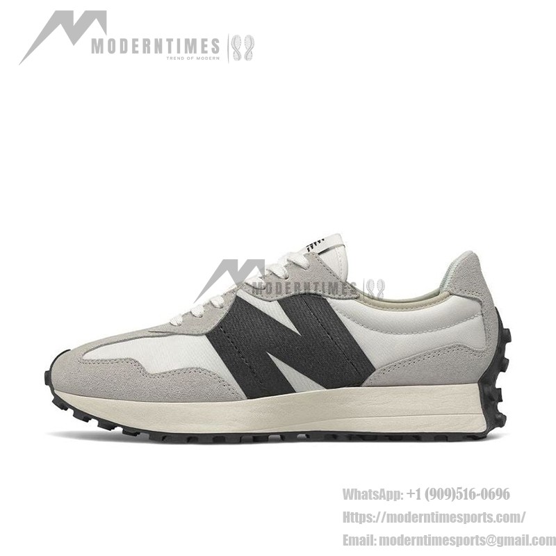 New Balance 327 Sea Salt Black MS327FE レトロ スニーカー New Balance 327 Sea Salt Black MS327FE Retro Sneakers メンズ・レディース用