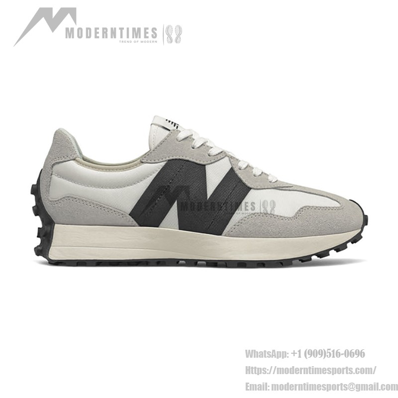 New Balance 327 Sea Salt Black MS327FE レトロ スニーカー New Balance 327 Sea Salt Black MS327FE Retro Sneakers メンズ・レディース用