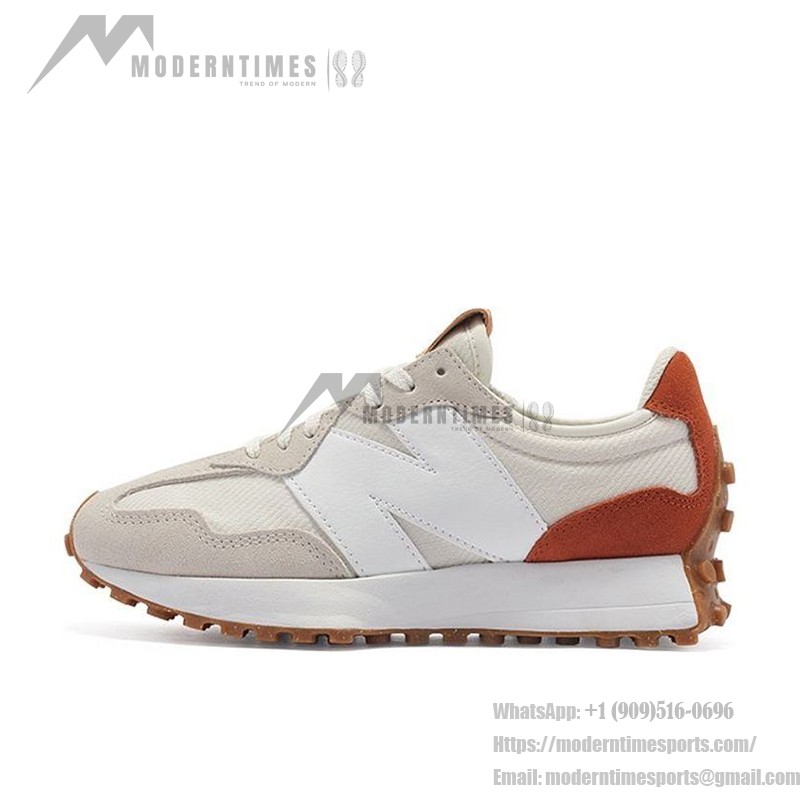 New Balance 327 Sea Salt Rust Oxide WS327RA レトロ スニーカー New Balance 327 Sea Salt Rust Oxide WS327RA Retro Sneakers メンズ・レディース用