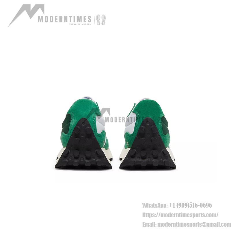 New Balance 327 MS327LG1 バーシティグリーン レトロランニングシューズ スエードアクセント付き New Balance 327 MS327LG1 バーシティグリーン レトロランニングシューズ