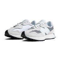 New Balance 327 ホワイト グレー U327WED レトロスニーカー | ユニセックスカジュアルランニングシューズ