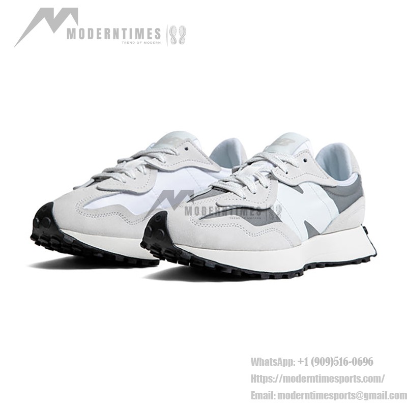 New Balance 327 ホワイト グレー U327WED スニーカー New Balance 327 ホワイト グレー U327WED レトロスニーカー – ユニセックスカジュアルランニングシューズ