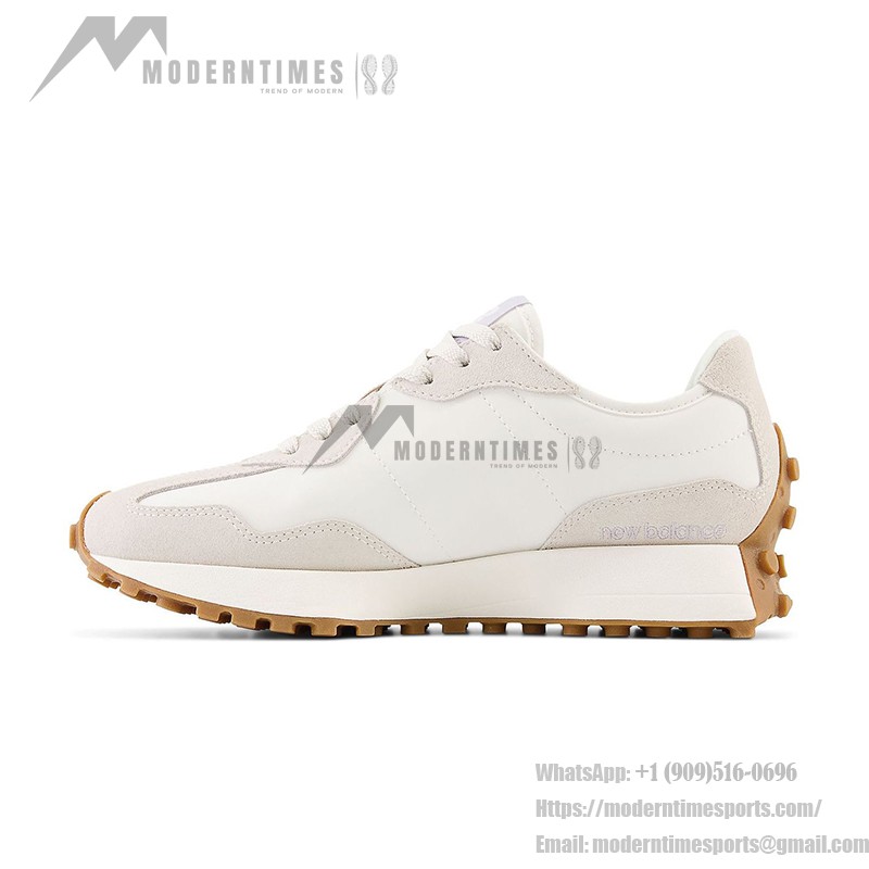 New Balance 327 MS327OS White Lavender Retro スニーカー New Balance 327 MS327OS White Lavender Retro Running Shoes メンズ・レディース用