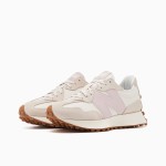 New Balance 327 MS327OR ホワイトムーンビーム ベージュスエード レトロ スニーカー New Balance 327 MS327OR White Moonbeam Beige Suede Retro Sneakers メンズ・レディース用