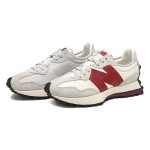 New Balance 327 White Red MS327SC1 レトロスニーカー ユニセックス用New Balance 327 White Red レトロスニーカー