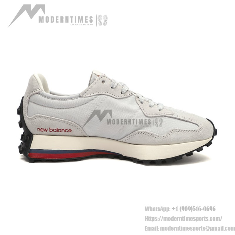 New Balance 327 White Red MS327SC1 レトロスニーカー ユニセックス用New Balance 327 White Red レトロスニーカー