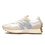 New Balance 327 MS327STB ホワイトタートルダヴ ベージュレトロ スニーカー New Balance 327 MS327STB White Turtle Dove Beige Retro Sneakers メンズ・レディース用