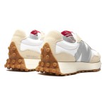 New Balance 327 MS327STB ホワイトタートルダヴ ベージュレトロ スニーカー New Balance 327 MS327STB White Turtle Dove Beige Retro Sneakers メンズ・レディース用