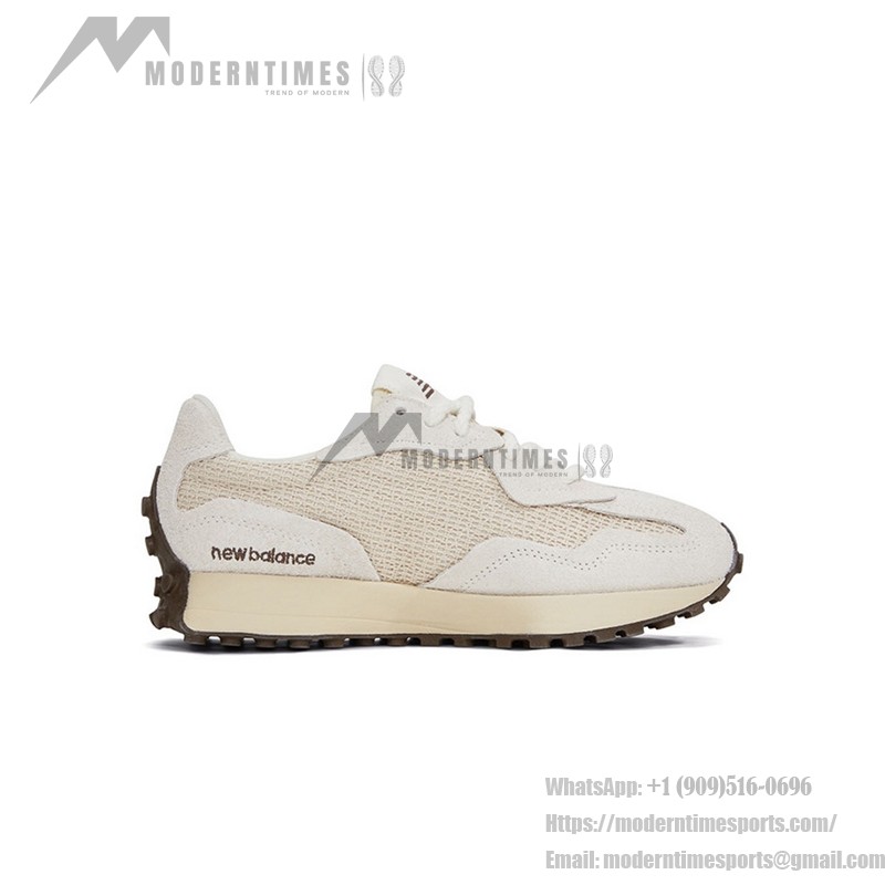 New Balance 327 U327WVA ホワイトバニラ ベージュレトロ スニーカー New Balance 327 U327WVA White Vanilla Beige Retro Sneakers メンズ・レディース用