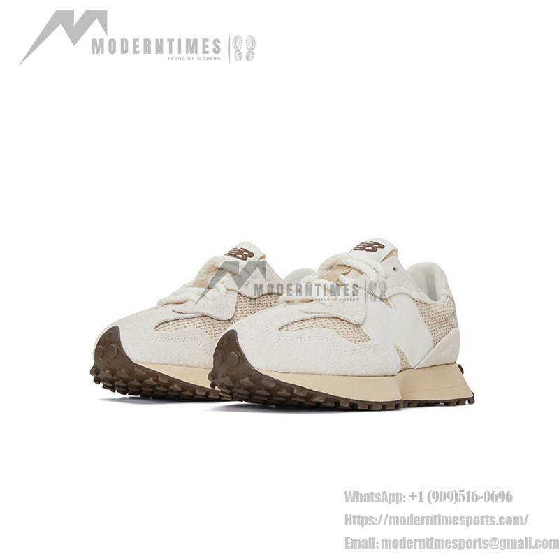New Balance 327 U327WVA ホワイトバニラ ベージュレトロ スニーカー New Balance 327 U327WVA White Vanilla Beige Retro Sneakers メンズ・レディース用