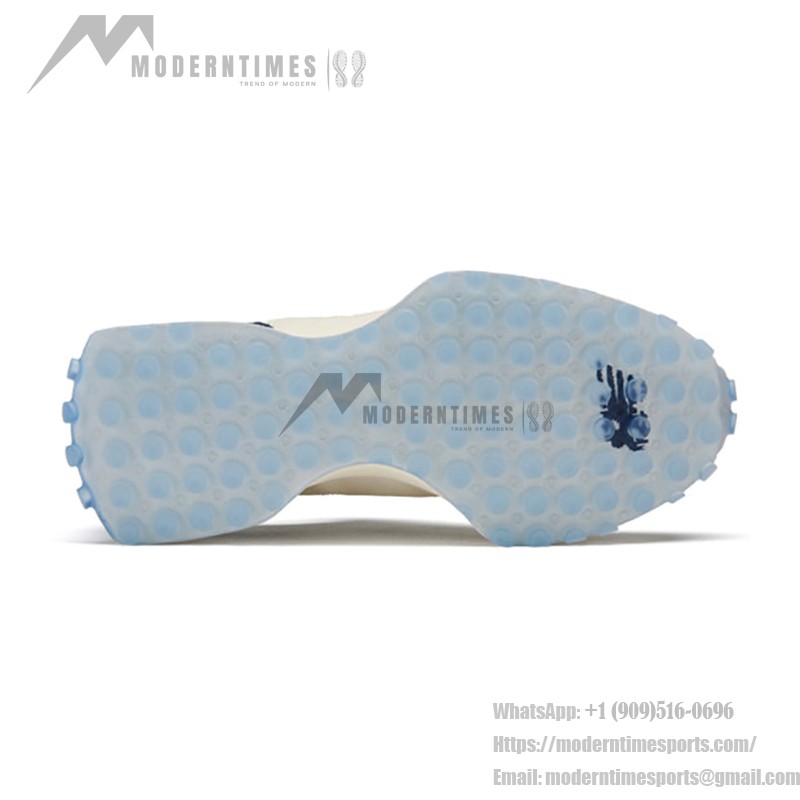 New Balance 327 X ANBブランド クリームホワイト ブルー MS327AAC スニーカー New Balance 327 X ANB ブランド クリームホワイト ブルーレトロスニーカー