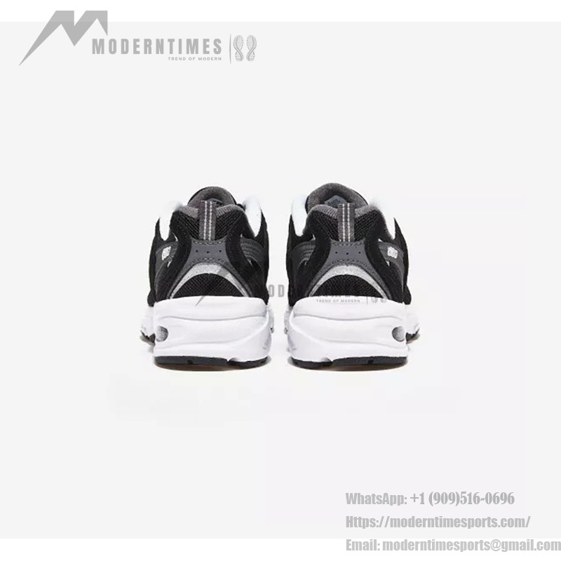 New Balance 530 MR530CC ブラックグレー レトロランニングシューズ New Balance 530 MR530CC クラシックブラックグレーランニングシューズ ABZORBクッション付き