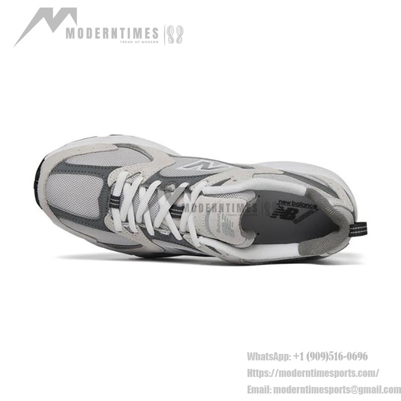 New Balance 530 MR530CB グレースニーカー New Balance 530 MR530CB グレー レトロランニングシューズ ABZORB技術付き