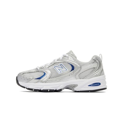 New Balance 530 MR530BS ライトグレー シルバーブルー レトロランニングシューズ | スタイルと快適さの完璧な融合