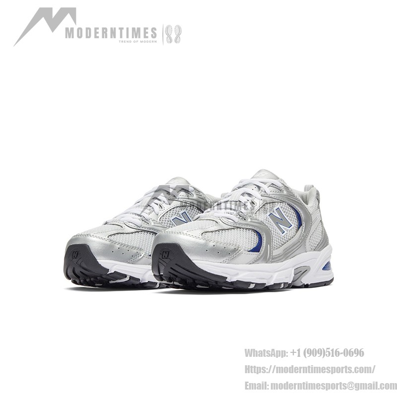 New Balance 530 MR530BS ライトグレー シルバーブルースニーカー New Balance 530 MR530BS ライトグレー シルバーブルー レトロランニングシューズ ABZORBクッション付き