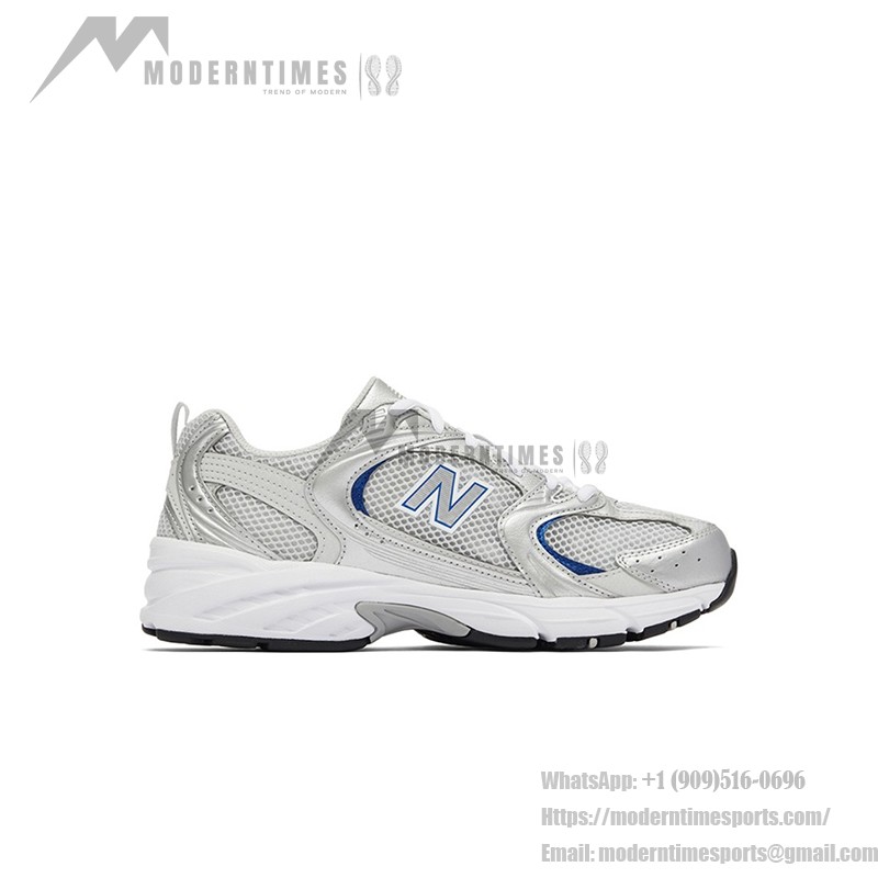 New Balance 530 MR530BS ライトグレー シルバーブルースニーカー New Balance 530 MR530BS ライトグレー シルバーブルー レトロランニングシューズ ABZORBクッション付き