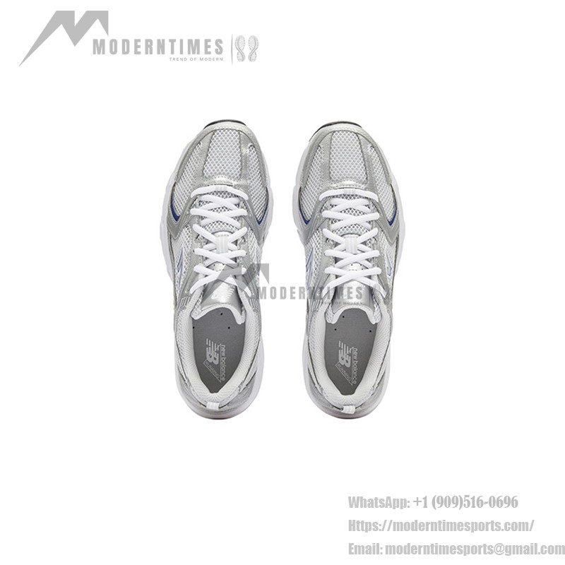 New Balance 530 MR530BS ライトグレー シルバーブルースニーカー New Balance 530 MR530BS ライトグレー シルバーブルー レトロランニングシューズ ABZORBクッション付き