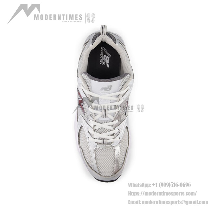 New Balance 530 MR530GS メタリックバーガンディ スニーカー New Balance 530 MR530GS メタリックバーガンディ レトロランニングシューズ ABZORBクッション付き