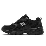 New Balance 530 MR530FB1 レトロブラック スニーカー New Balance 530 MR530FB1 レトロブラック ランニングシューズ 通気性メッシュとABZORBクッション付き