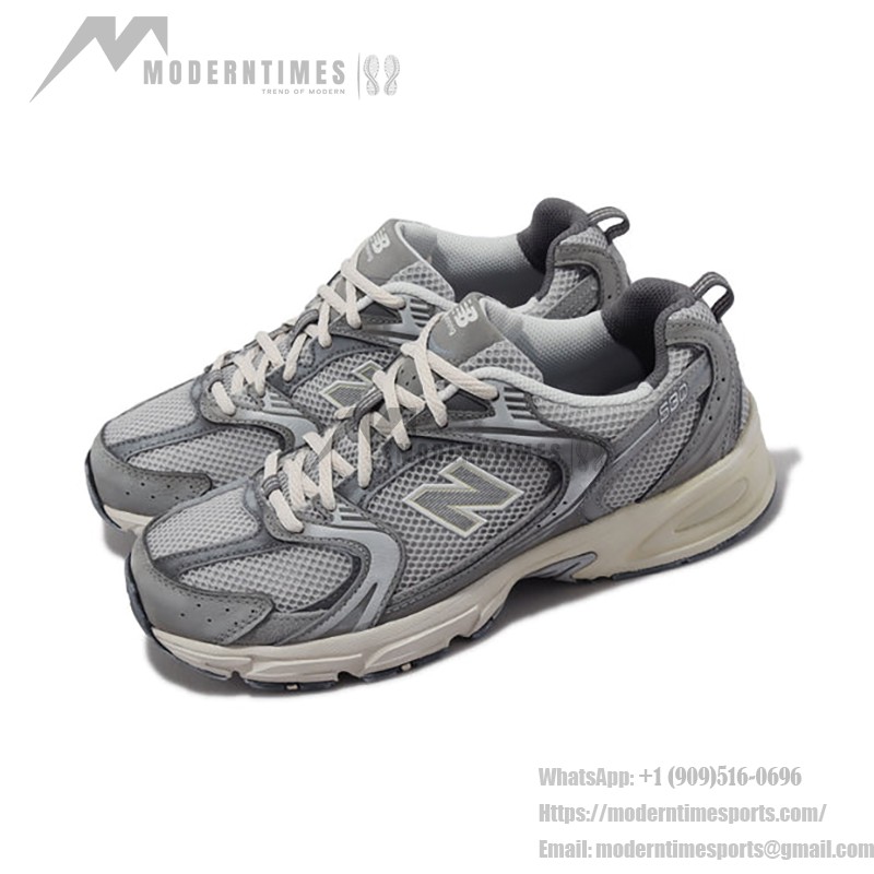 New Balance 530 MR530TG シルバーグレー スニーカー New Balance 530 MR530TG シルバーグレー レトロランニングシューズ ABZORBクッションと通気性メッシュ付き