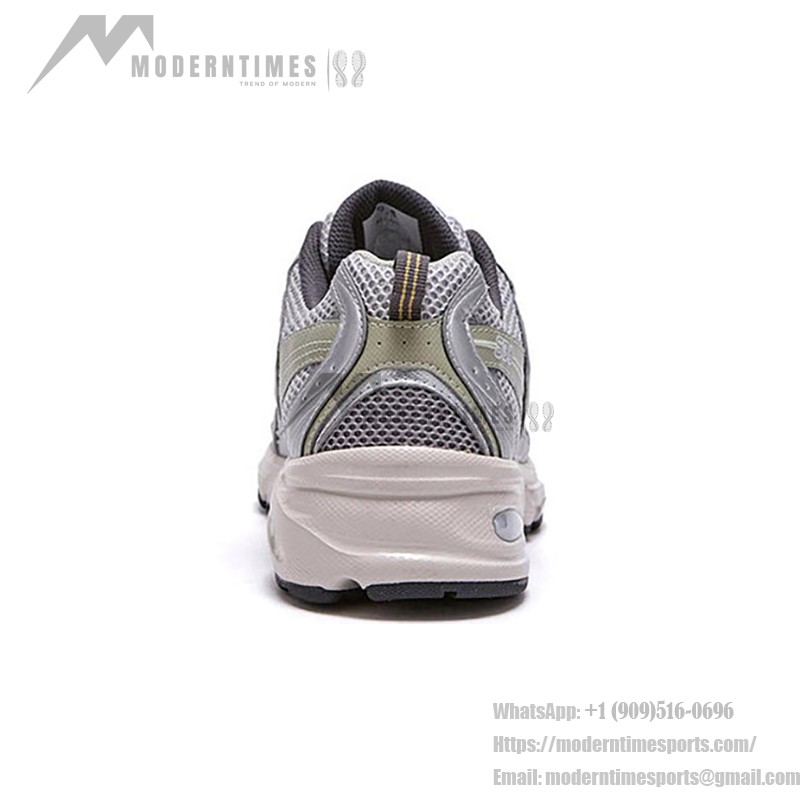 New Balance 530 MR530KMW シルバーカーキ スニーカー New Balance 530 MR530KMW シルバーカーキ レトロランニングシューズ ABZORBクッションと通気性メッシュ付き