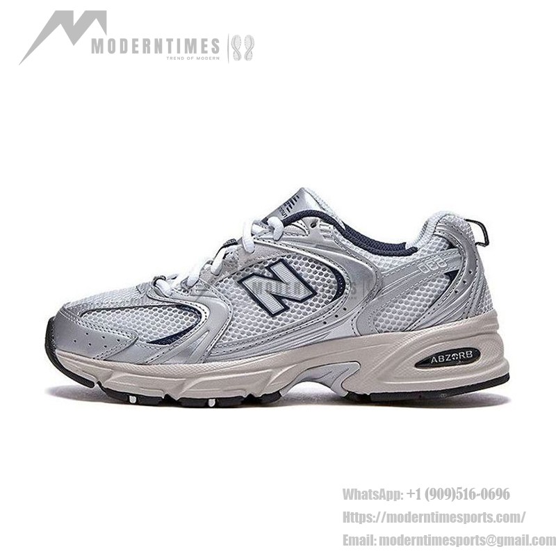 New Balance 530 MR530KA スティールグレー スニーカー New Balance 530 MR530KA スティールグレー レトロランニングシューズ ABZORBクッションと通気性メッシュ付き
