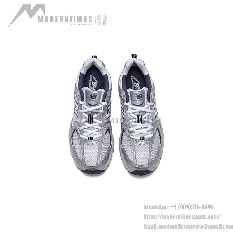 New Balance 530 MR530KA スティールグレー スニーカー New Balance 530 MR530KA スティールグレー レトロランニングシューズ ABZORBクッションと通気性メッシュ付き