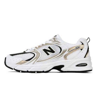 New Balance 530 MR530UNI ホワイトゴールド レトロランニングシューズ | 優雅さと快適さの完璧な融合