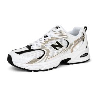 New Balance 530 MR530UNI ホワイトゴールド レトロランニングシューズ | 優雅さと快適さの完璧な融合