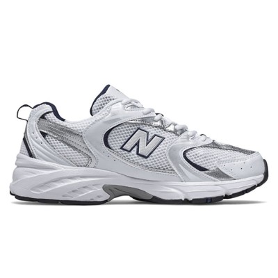 New Balance 530 MR530SG ホワイトナチュラルインディゴ レトロランニングシューズ | クラシックなスタイルと日常の快適さ