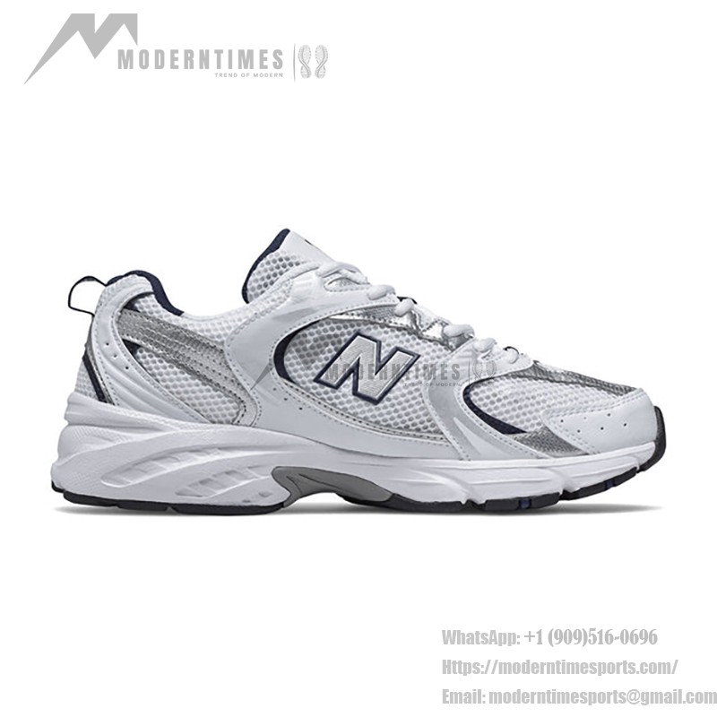 New Balance 530 MR530SG ホワイトナチュラルインディゴ スニーカー New Balance 530 MR530SG ホワイトナチュラルインディゴ レトロランニングシューズ ABZORBクッションと通気性メッシュ付き