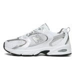 New Balance 530 MR530AD ホワイトシルバースニーカー New Balance 530 MR530AD ホワイトシルバー レトロランニングシューズ ABZORBクッションとメッシュアッパー付き