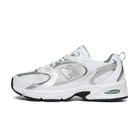 New Balance 530 MR530AD ホワイトシルバー レトロランニングシューズ | タイムレスなエレガンスと一日中の快適さ