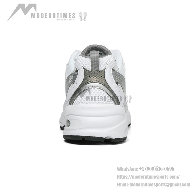 New Balance 530 MR530AD ホワイトシルバースニーカー New Balance 530 MR530AD ホワイトシルバー レトロランニングシューズ ABZORBクッションとメッシュアッパー付き
