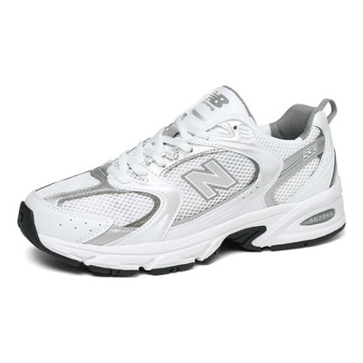 New Balance 530 MR530AD ホワイトシルバー レトロランニングシューズ | タイムレスなエレガンスと一日中の快適さ