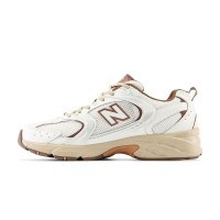 New Balance 530 MR530NI オフホワイトブラウン コラボレーションランニングシューズ | ミニマルな自然スタイルと日常の快適さ