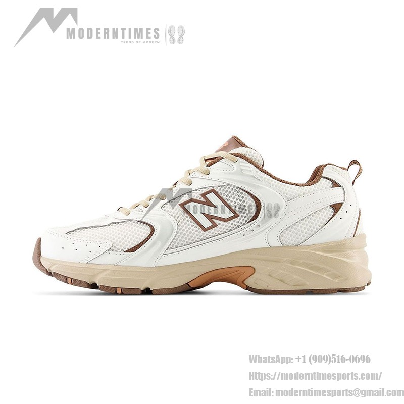 New Balance 530 MR530NI オフホワイトブラウン スニーカー New Balance 530 MR530NI オフホワイトブラウン コラボレーションランニングシューズ ABZORBクッション付き