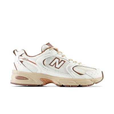 New Balance 530 MR530NI オフホワイトブラウン コラボレーションランニングシューズ | ミニマルな自然スタイルと日常の快適さ