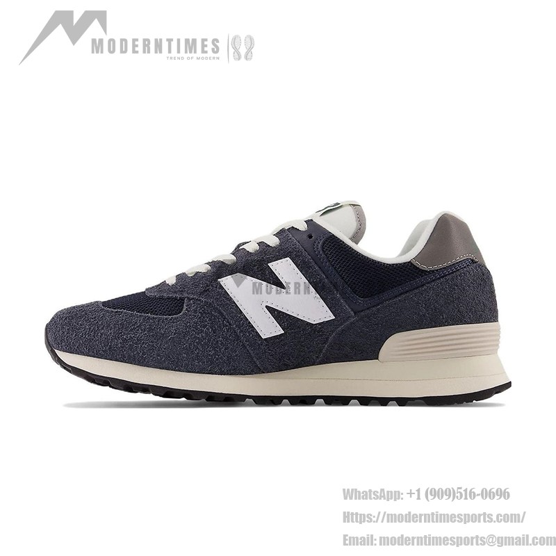 New Balance 574 U574RH2 ブラック ホワイト クラシック レトロ スニーカー New Balance 574 U574RH2 ブラック ホワイト レトロ ランニングシューズ ENCAPクッション付き