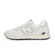 New Balance 574 U574LS2 ベージュ ホワイト クラシック レトロ ランニングシューズ | タイムレスなエレガンスと日常の快適さ